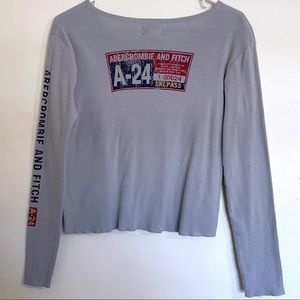 Vintage Y2K Abercrombie fitted baby tee